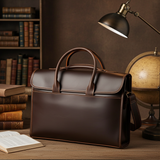 (Crazy Horse Leather Scratches Can Be Repaired) (Men'S Fur Bag) Crazy Horse Leather Business Bag Men'S Handbag Genuine Leather Single Shoulder Crossbody Briefcase Horizontal Men'S Bag Single Shoulder Crossbody Bag