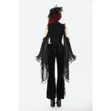 Dark in Love Erzebeth Velvet Lace Flare Trousers