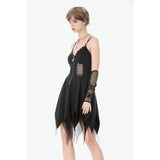Dark in Love Punk Sleeveless Spiked Dress
