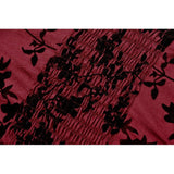 Dark in Love Althea Lace-Trimmed Velvet Goth Camisole in Burgundy