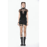 Dark in Love Punk Metal Utility Shorts