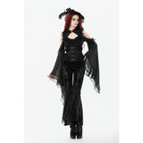 Dark in Love Erzebeth Velvet Lace Flare Trousers