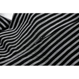 Dark in Love Vintage Striped Ruffle Tier Dress