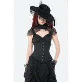 Dark in Love Talia Gothic Longline Metal Boned Corset