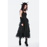 Dark in Love Gothic Satin Lace Dress