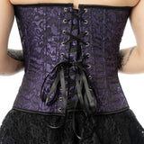 Vixxsin Amethyst Lace Gothic Corset
