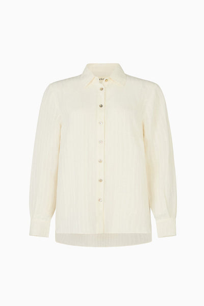 The Gina Oversized Shirt in off-white