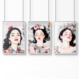 Art Decor For Bedroom Wall | Set of 3 Bohemian Prints