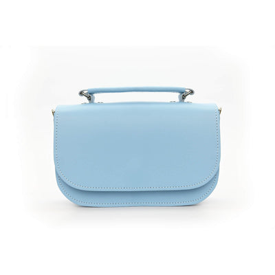 Aura Handmade Leather Bag - Baby Blue