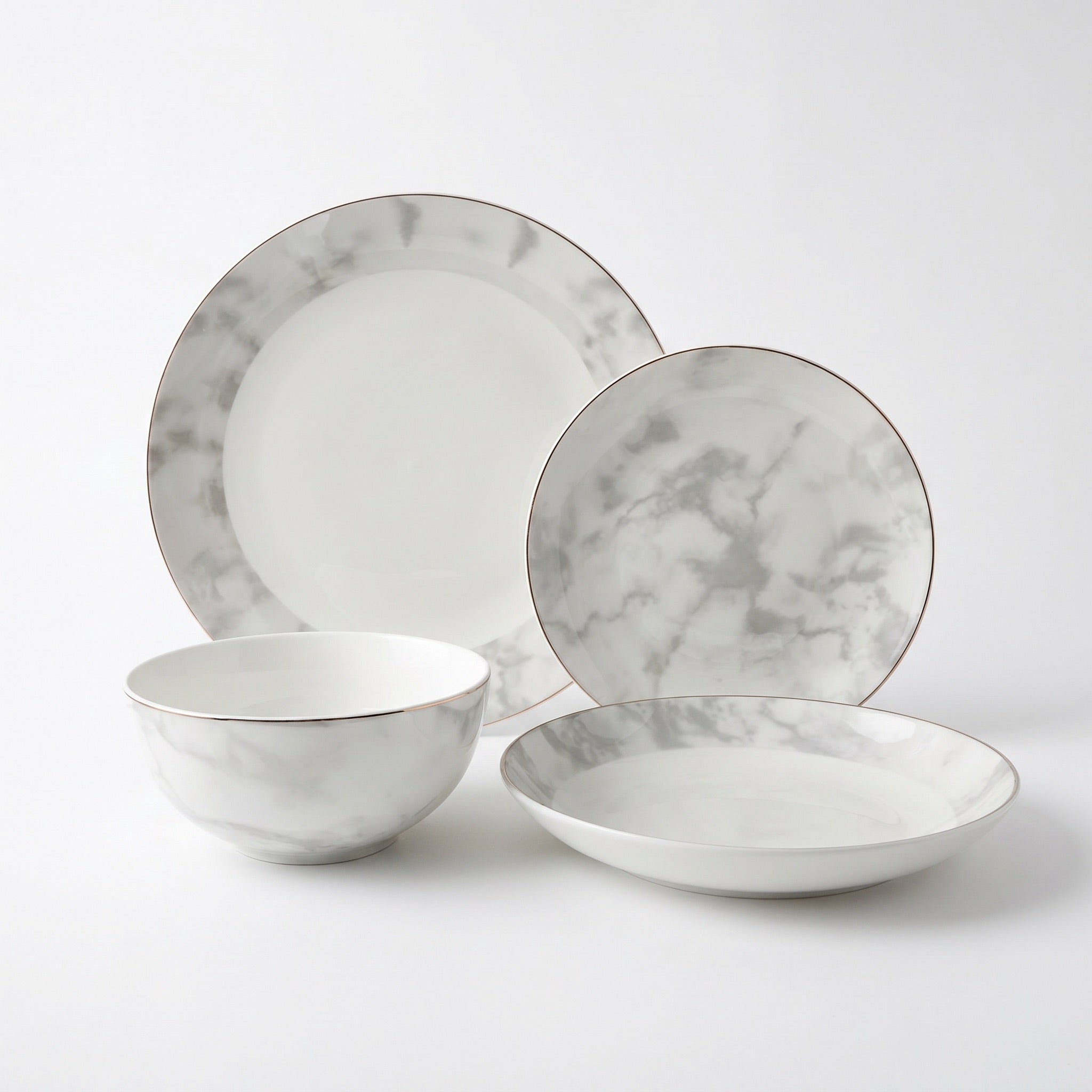 Aurelia 16-Piece Fine Bone China Dinner Set