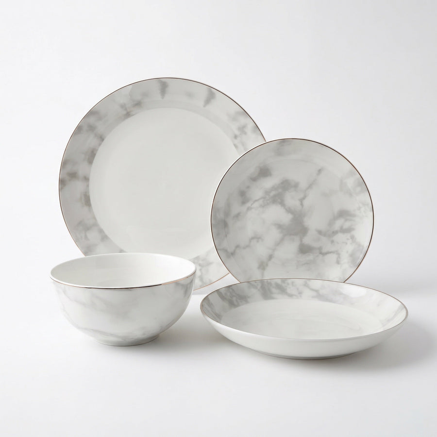 Aurelia 16-Piece Fine Bone China Dinner Set