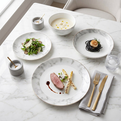 Aurelia 16-Piece Fine Bone China Dinner Set