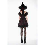 Dark in Love Red Black Lace Princess Dress