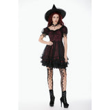 Dark in Love Red Black Lace Princess Dress