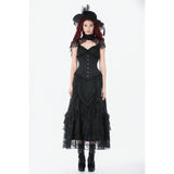 Dark in Love Talia Gothic Longline Metal Boned Corset