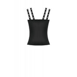 Dark in Love Punk Lace-Up Corset Style Top