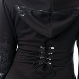 Vixxen Basilica Cathedral Style Printed Zip Up Hoodie