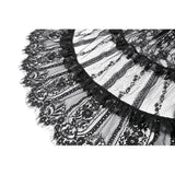 Dark in Love Dark Spliced Lace Maxi Skirt