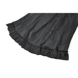 Dark in Love Gothic Victorian Lace Panel Skirt (Crimson)