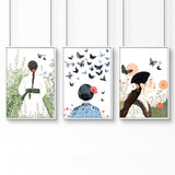 Bedroom Wall Art Decor | Set of 3 Wall art Prints
