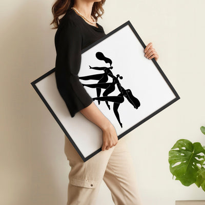 Bedroom Wall Inspiration decor | Set of 2 Minimal Women Wall art Prints