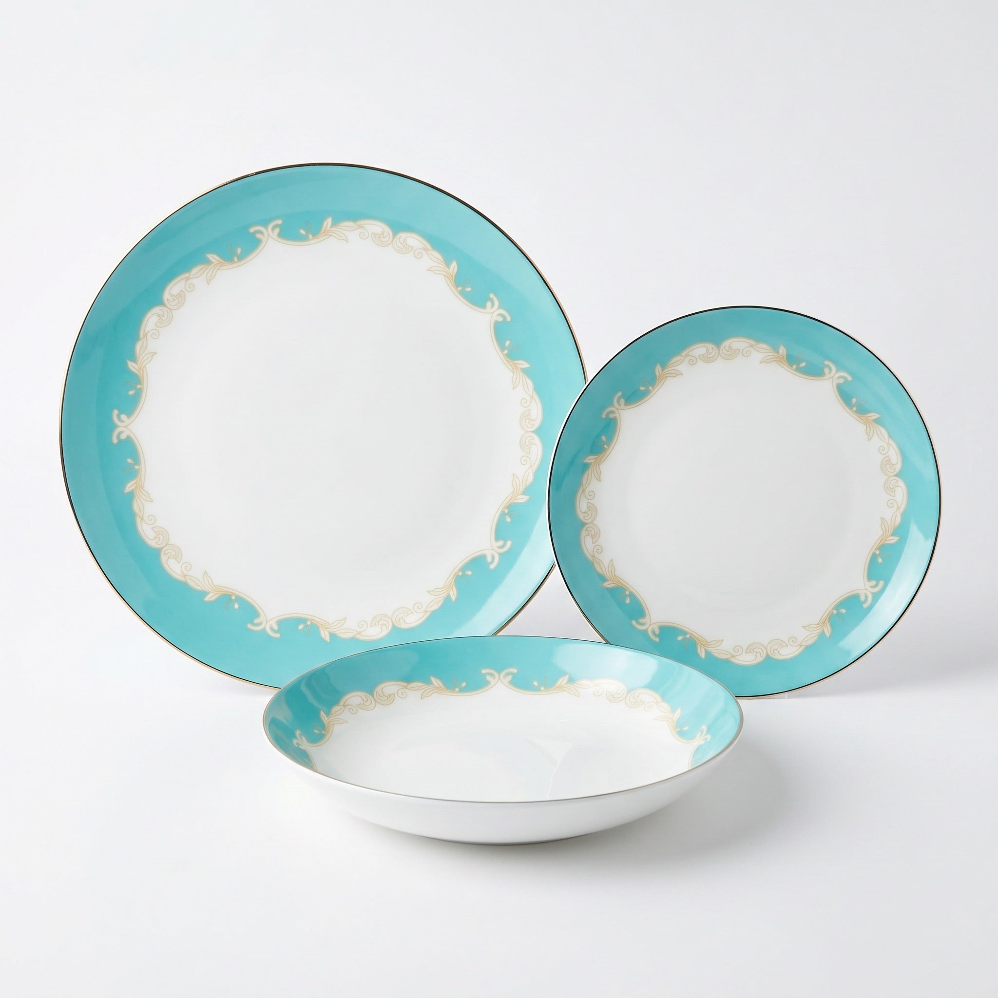 Belmont 12-Piece Fine Bone China Dinner Set