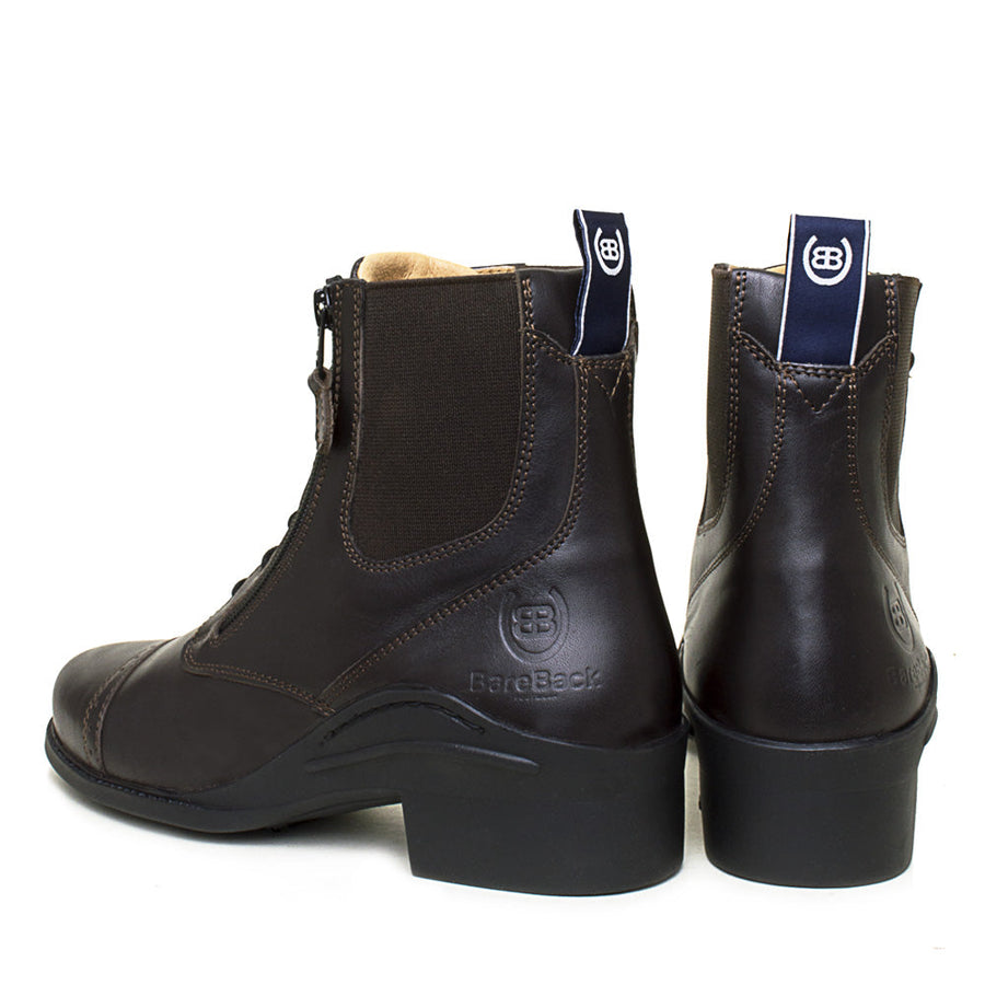 Bramham Zip Jodhpur Boots - Brown