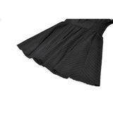 Dark in Love Dark Lace-Framed Silhouette Dress