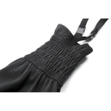 Dark in Love Lace-Up Layered Goth Convertible Flare Trousers or Shorts