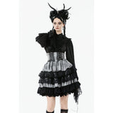 Dark in Love Hexa Layered Tartan Skirt