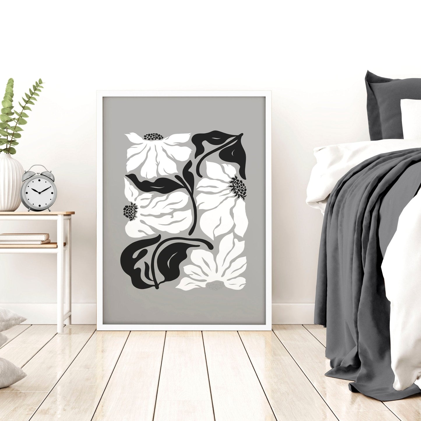 Canvas Prints Wall Decor | Set of 3 Botanical Wall art Prints