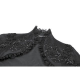 Dark in Love Erzsébet Dramatic Lace Gothic Cape Shrug