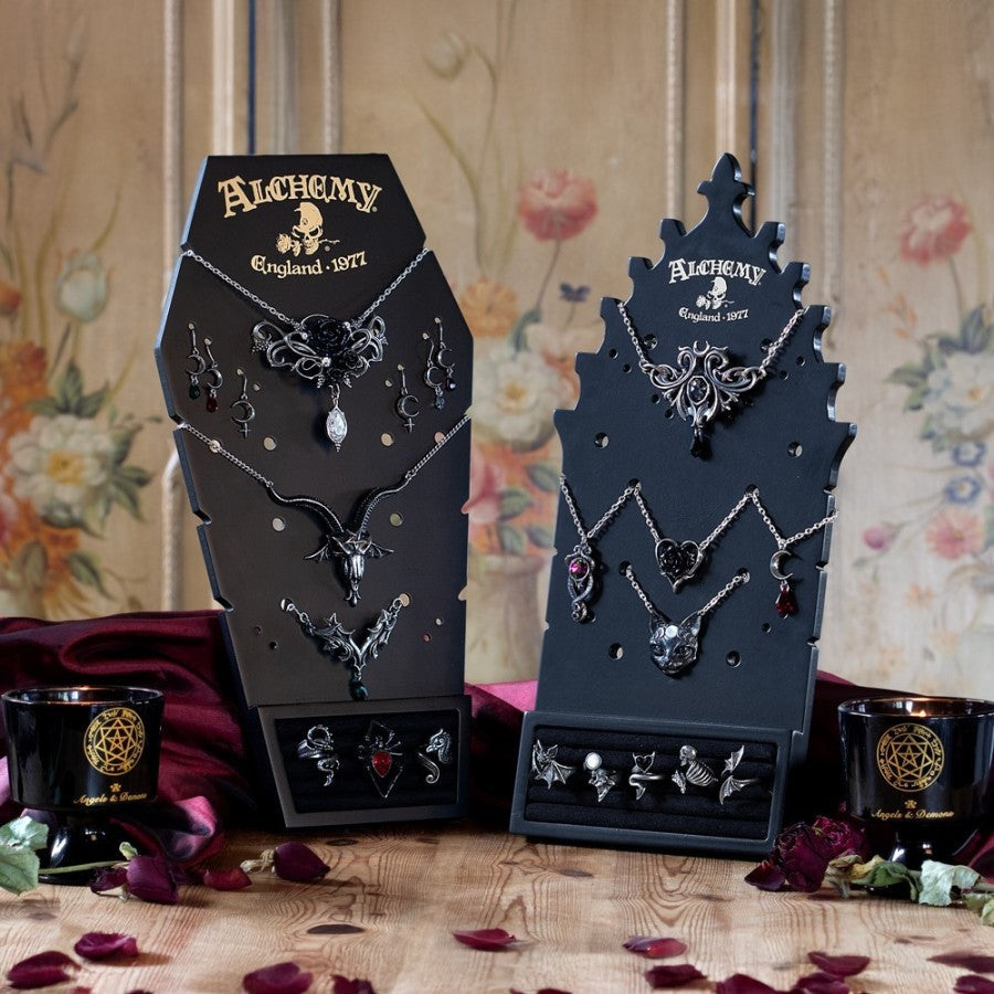 Alchemy Gothic Coffin Jewellery Display Board