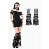 Dark in Love Ophelia Tiered Tulle Knee-High Socks