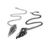 Couple Necklace Angel Demon Magnetic Gothic Set