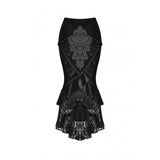 Dark In Love Zira Velvet Fishtail Skirt