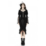 Dark In Love Zira Velvet Fishtail Skirt