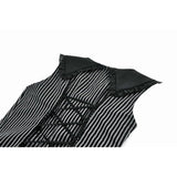 Dark in Love Vintage Striped Ruffle Tier Dress