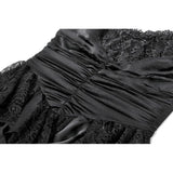 Dark in Love Gothic Satin Lace Dress