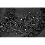 Dark in Love Erzsébet Dramatic Lace Gothic Cape Shrug