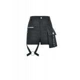 Dark in Love Punk Metal Utility Shorts