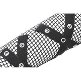 Dark In Love Punk Mesh Hollow Chain Decor Gloves