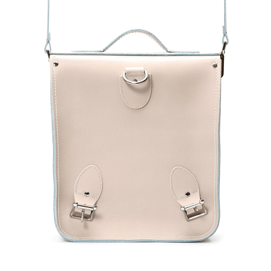 Handmade Leather City Backpack - Iced Coffee