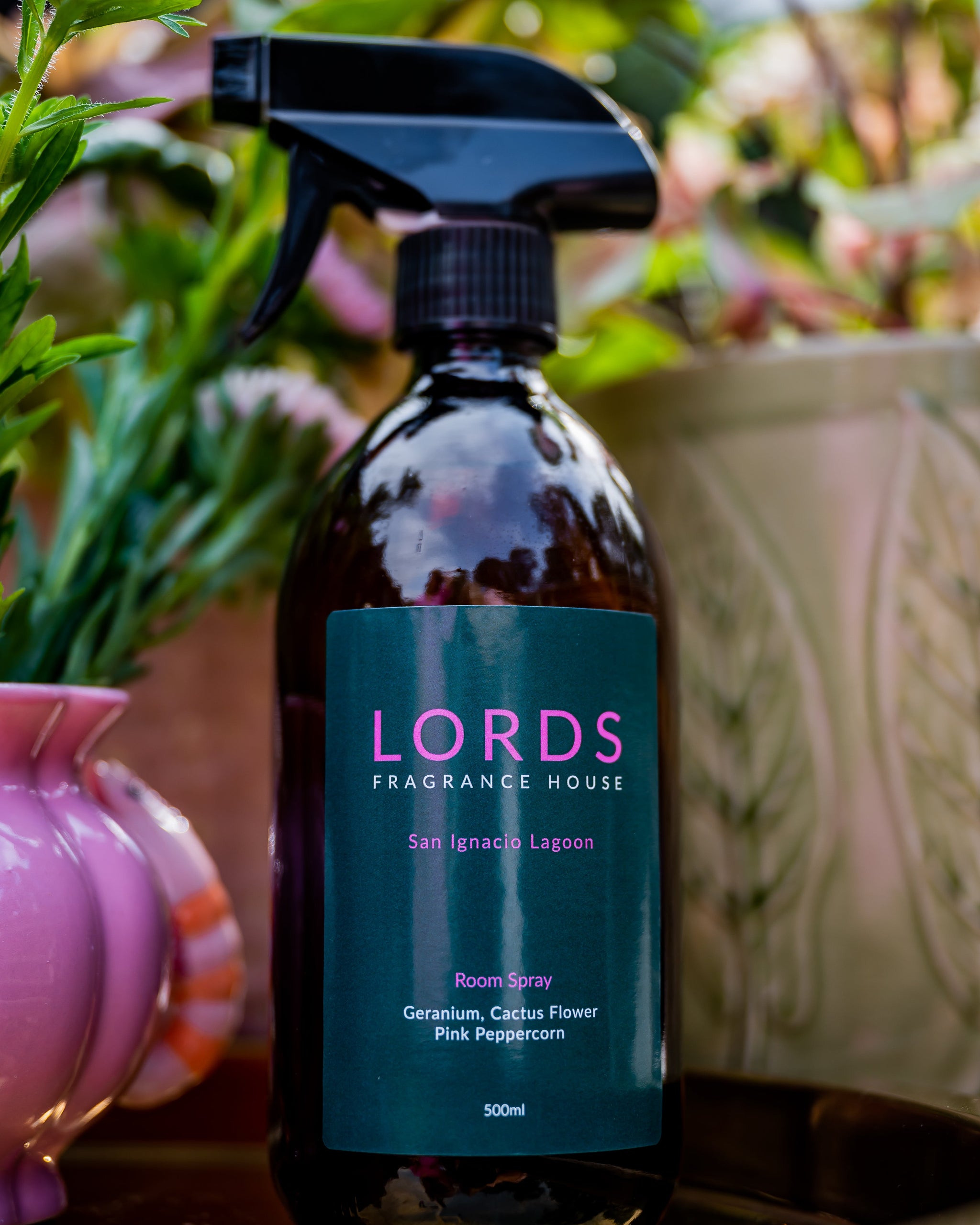 Room & Linen Sprays Amber Glass