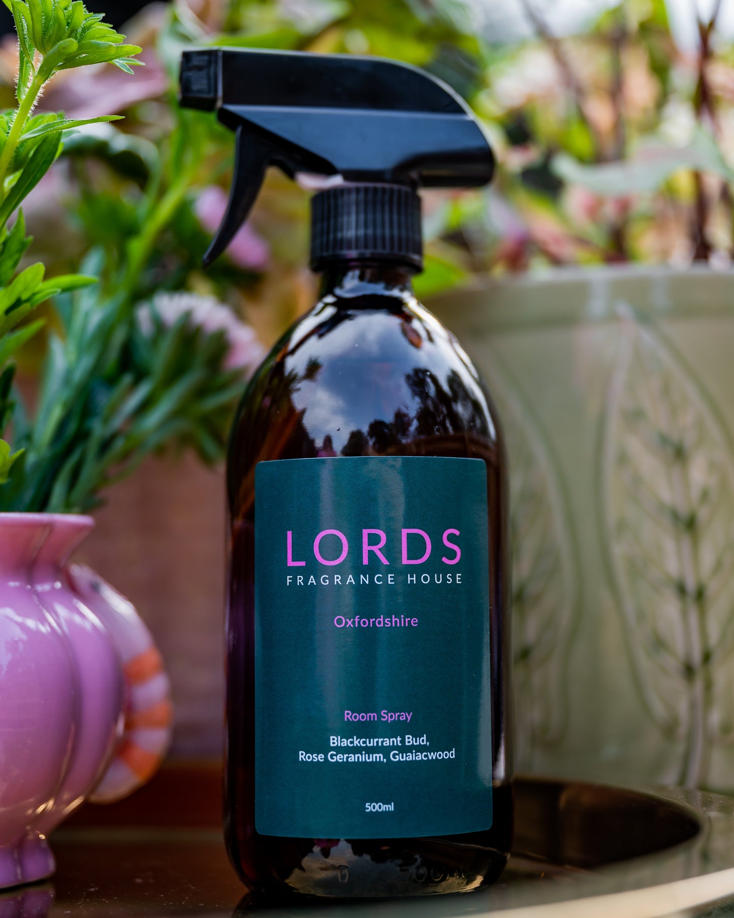 Room & Linen Sprays Amber Glass