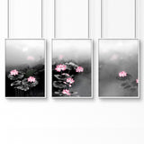 Japandi Interiors | Set of 3 Asian Inspired Wall art Prints