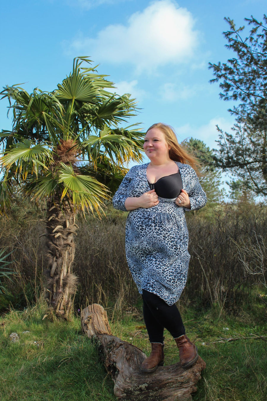 Petite Leopard Print Dress – Flattering Waist Fit with Pockets | Boutique Bestseller