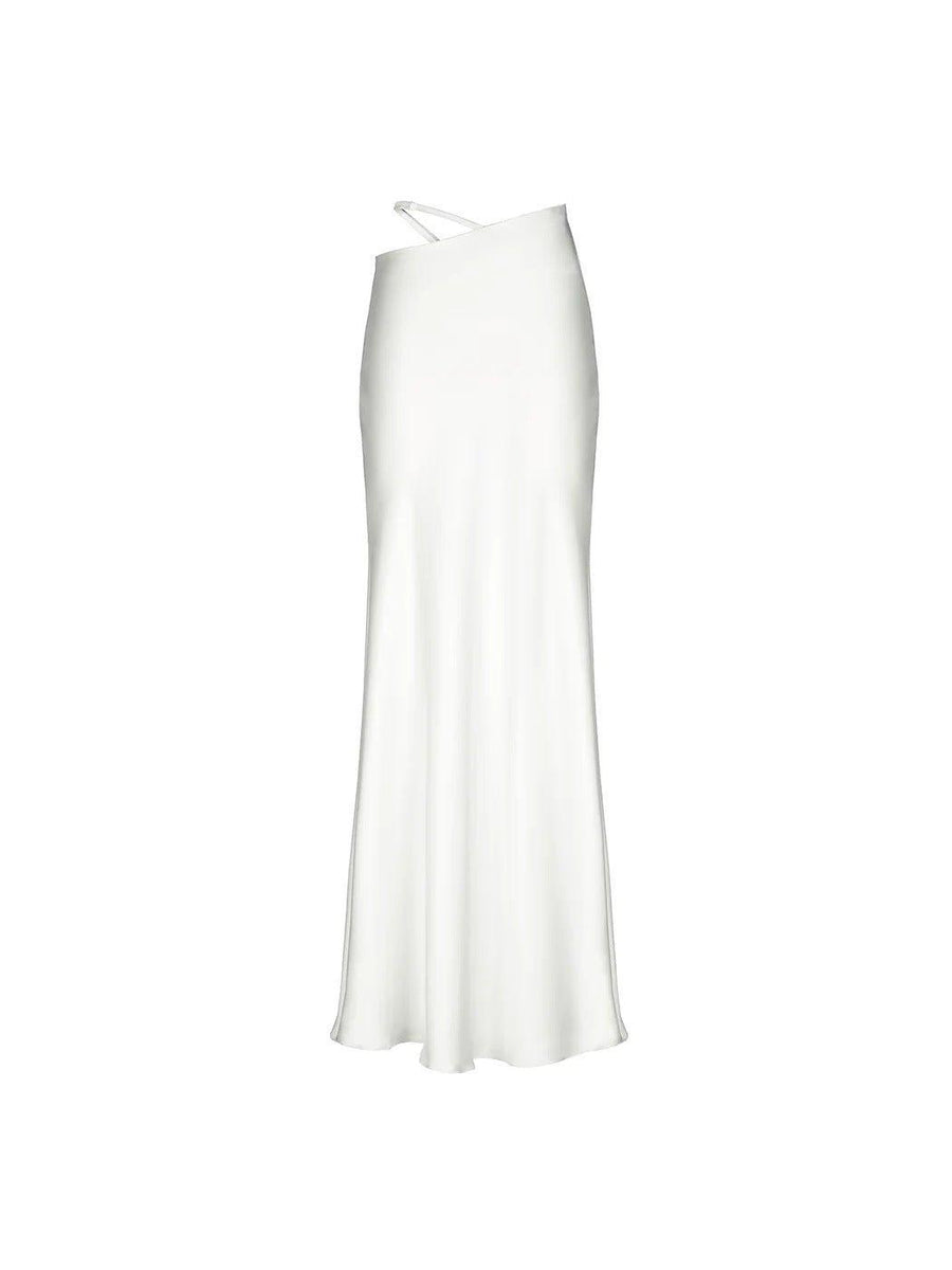 Hollow-Out Bodycon Maxi Skirt – Elegant