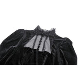 Dark in Love Inez Dark Elegant Velvet Lace Gown