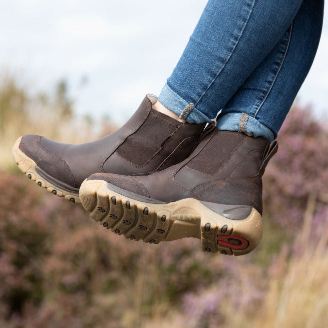 Ottawa Storm Waterproof Short Boots - Brown